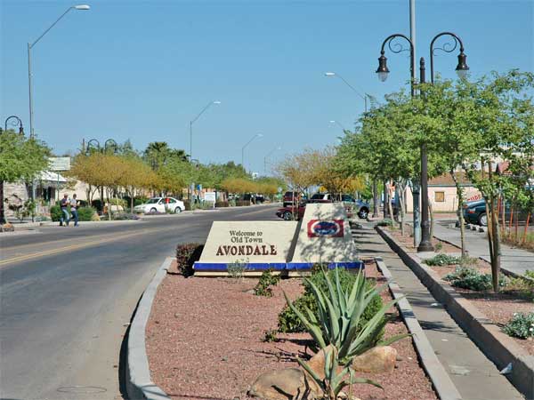 Welcome to Avondale Arizona sign